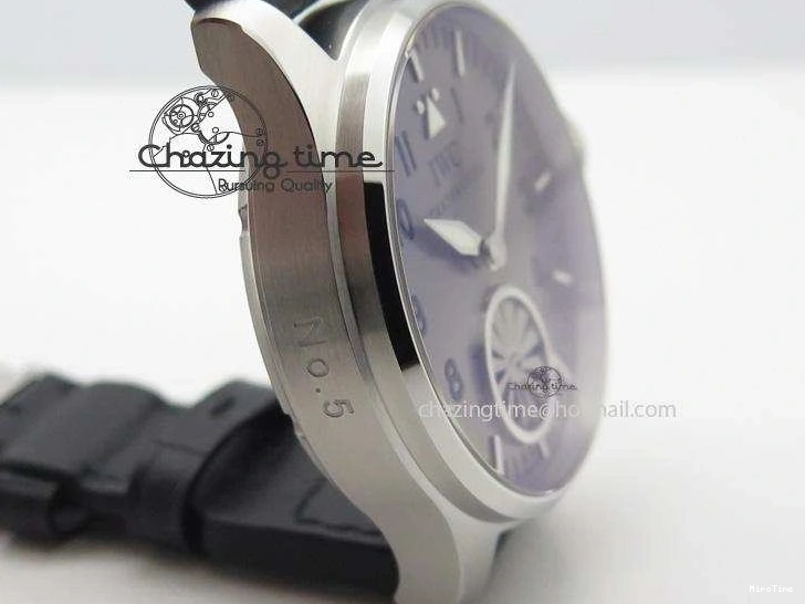 MIROTIME 0429 Compact Big Pilot “Markus Buhler” IW5003 Turbine V6F Best Edition Grey Dial On Leather Strap A 7314